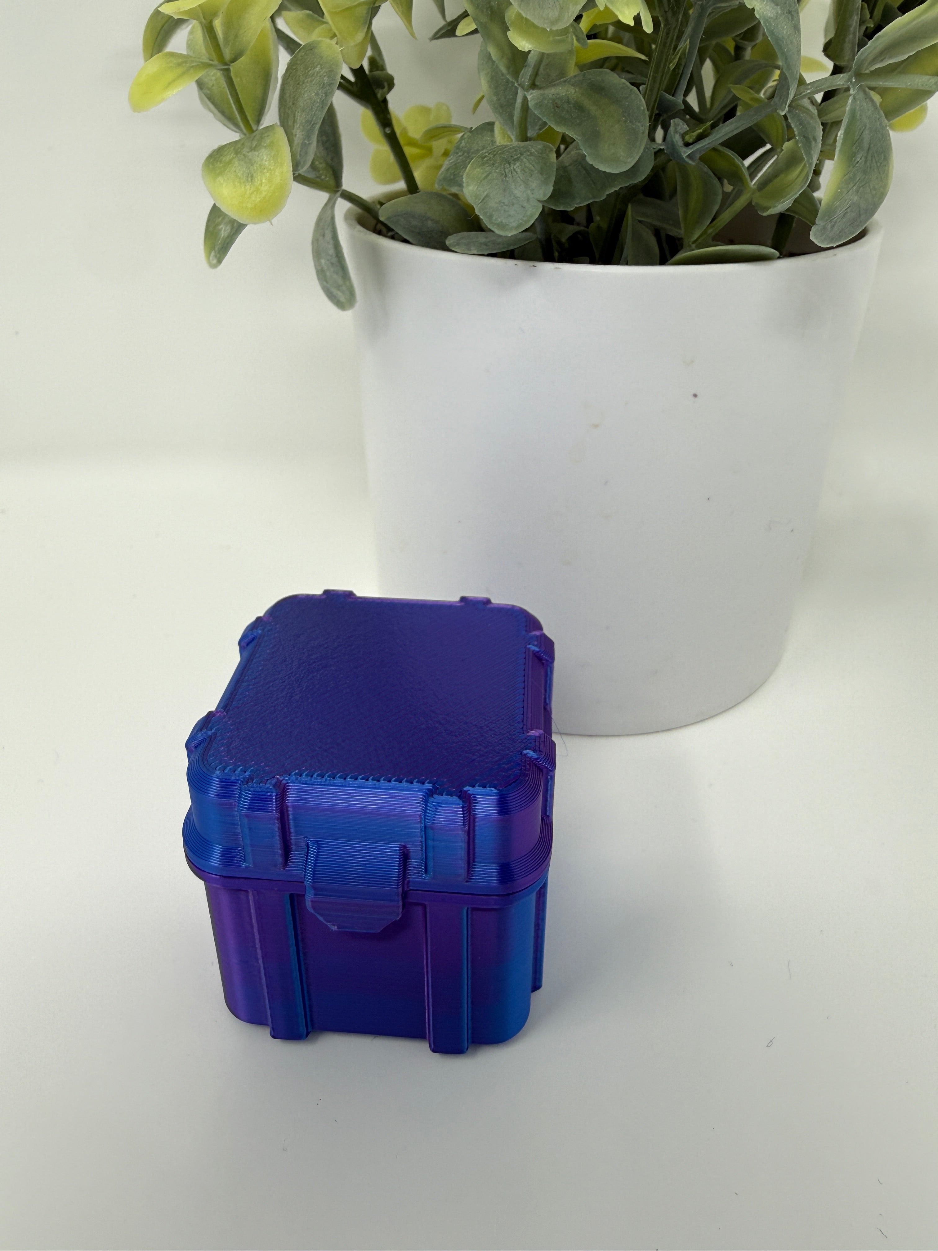 VialLock 4-Vial 3mL Essential Case | 2x2 Grid | Peptide GLP-1 Insulin TRT Vial Organizer | 3D Printed