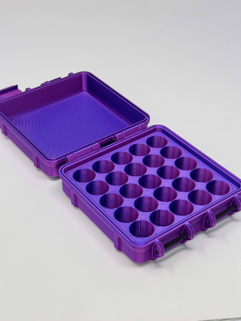 25-Vial 3mL Vial Vault Case | GLP-1 Peptide TRT Storage
