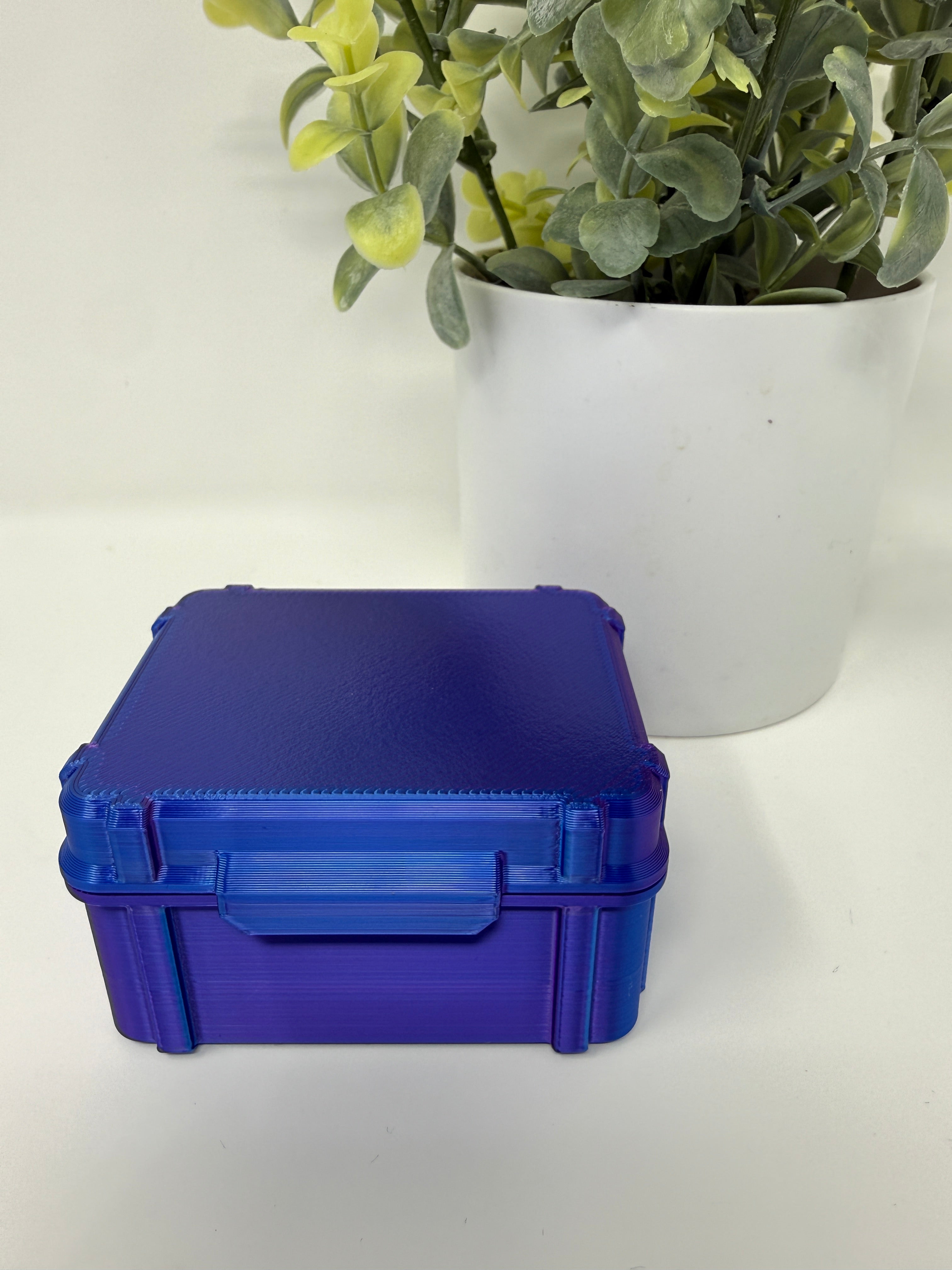 VialLock 12-Vial 3mL Essential Case | 4x3 Grid | Peptide GLP-1 Insulin TRT Vial Organizer | 3D Printed