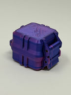 4-Vial 3mL Vial Vault  Secure Case | 2x2 Grid | GLP-1 Peptide TRT Storage