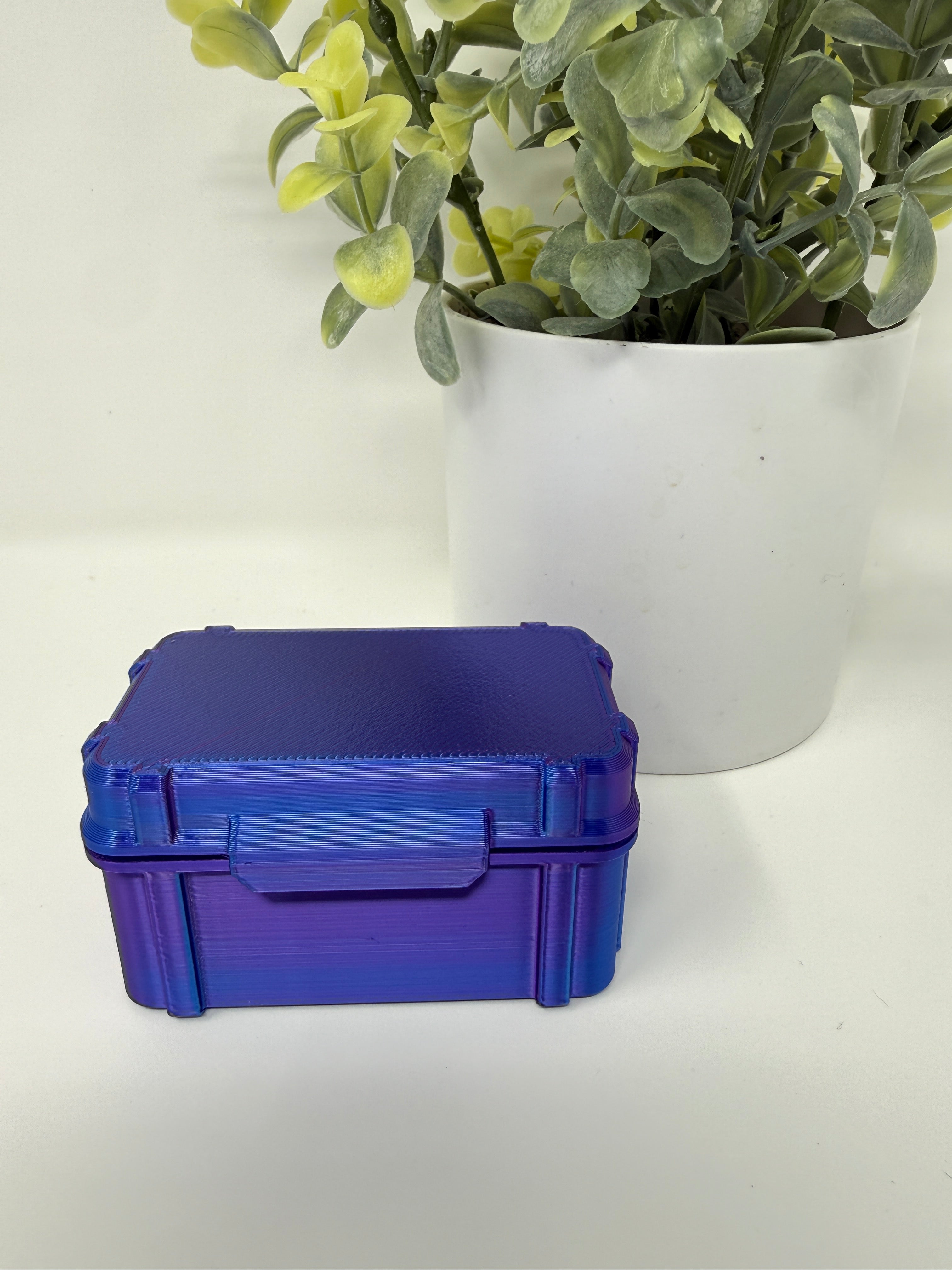VialLock 8-Vial 3mL Essential Case | 2x4 Grid | Peptide GLP-1 Insulin TRT Vial Organizer | 3D Printed