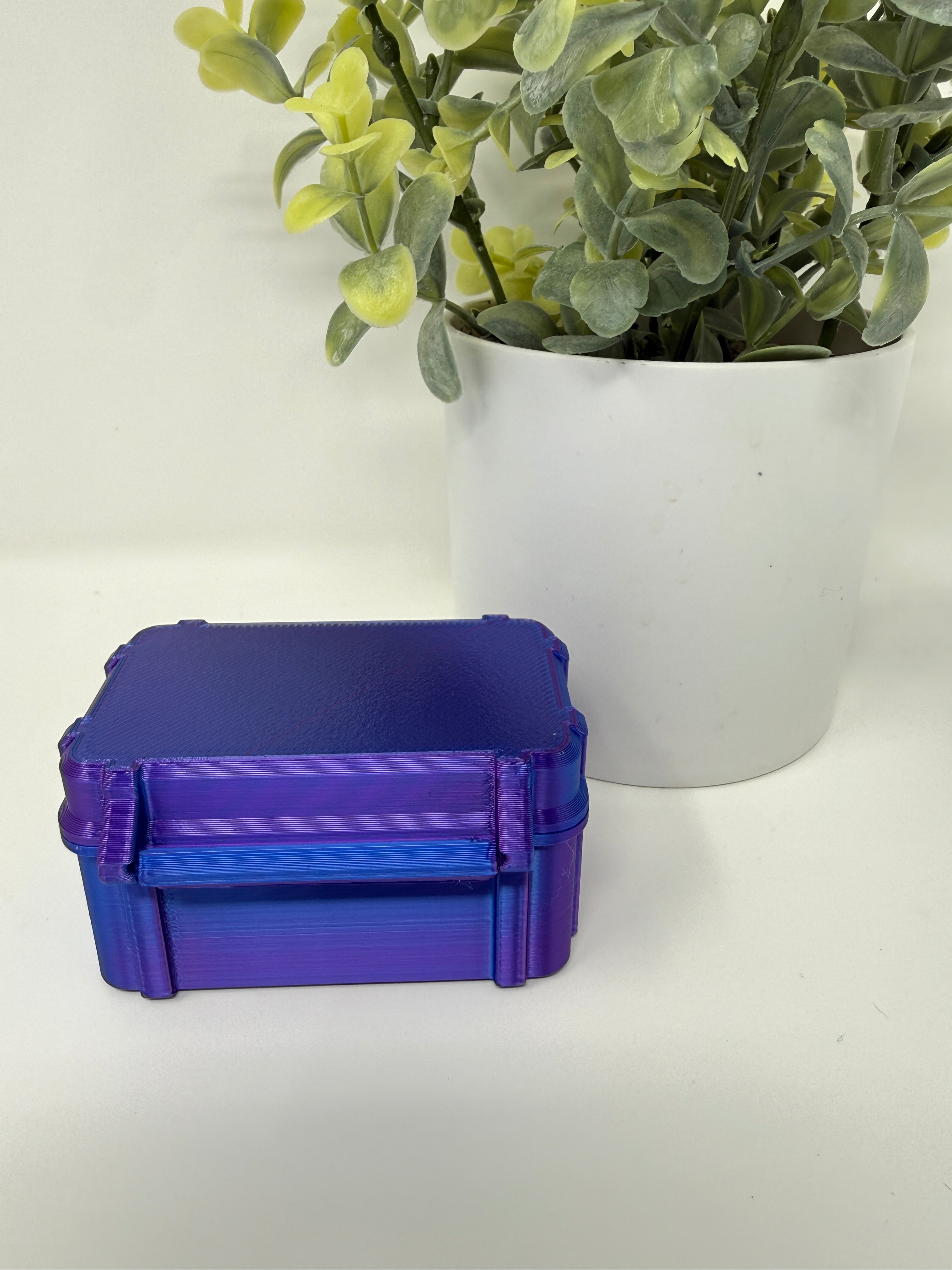 VialLock 8-Vial 3mL Essential Case | 2x4 Grid | Peptide GLP-1 Insulin TRT Vial Organizer | 3D Printed