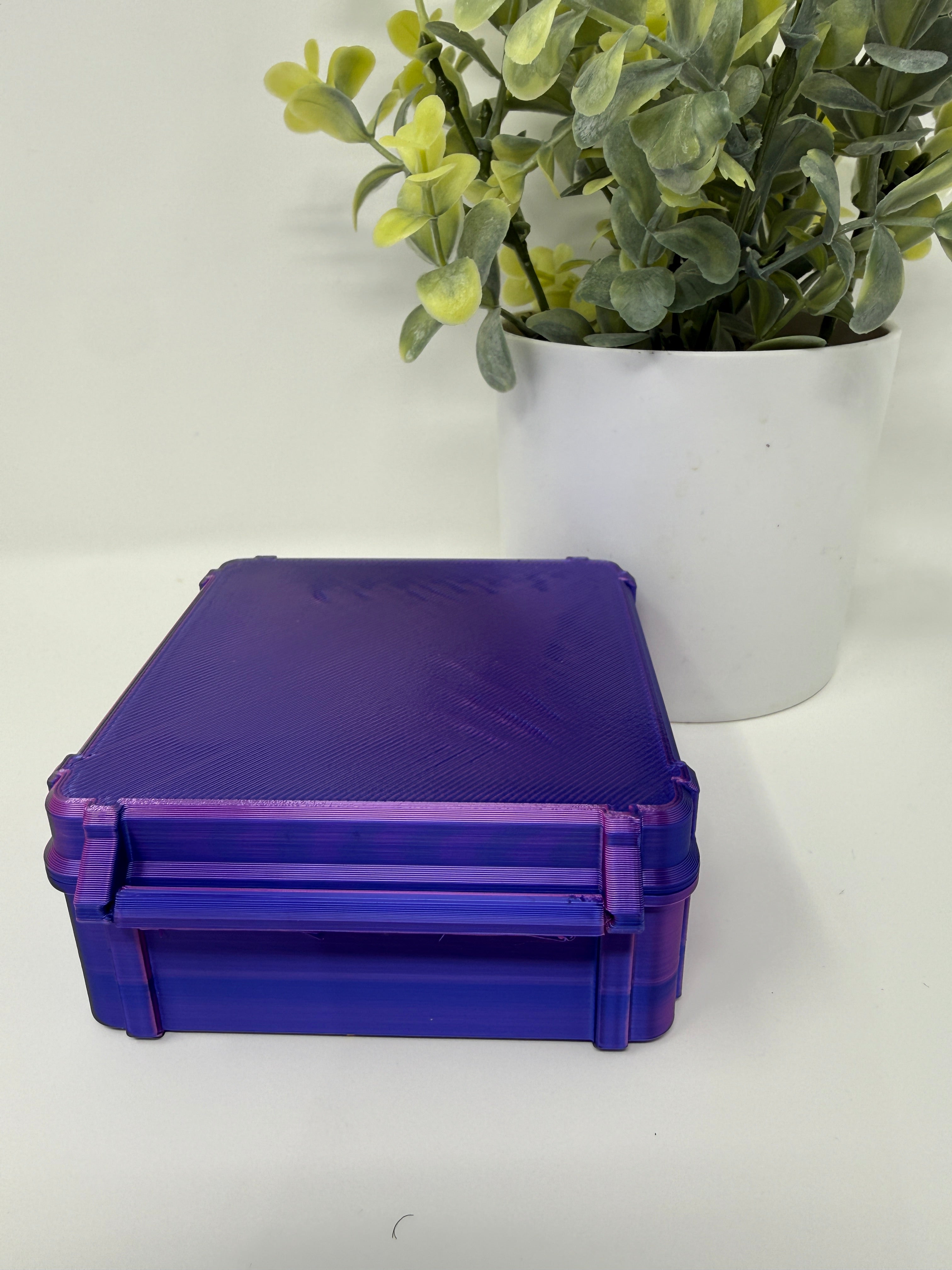 VialLock 25-Vial 3mL Essential Case | 5x5 Grid | Peptide GLP-1 Insulin TRT Vial Organizer | 3D Printed