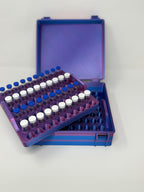 160-Vial 3mL Vial Vault Case | GLP-1 Peptide TRT Storage | 8x20 Grid