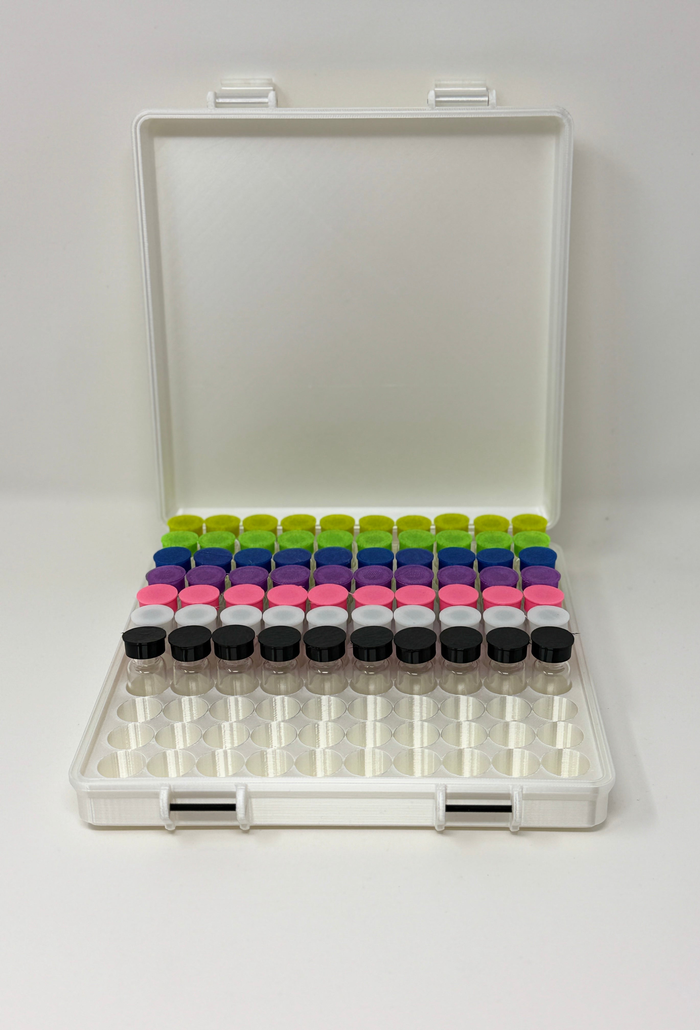 100-Vial 3mL Vial Vault Case | GLP-1 Peptide TRT Storage