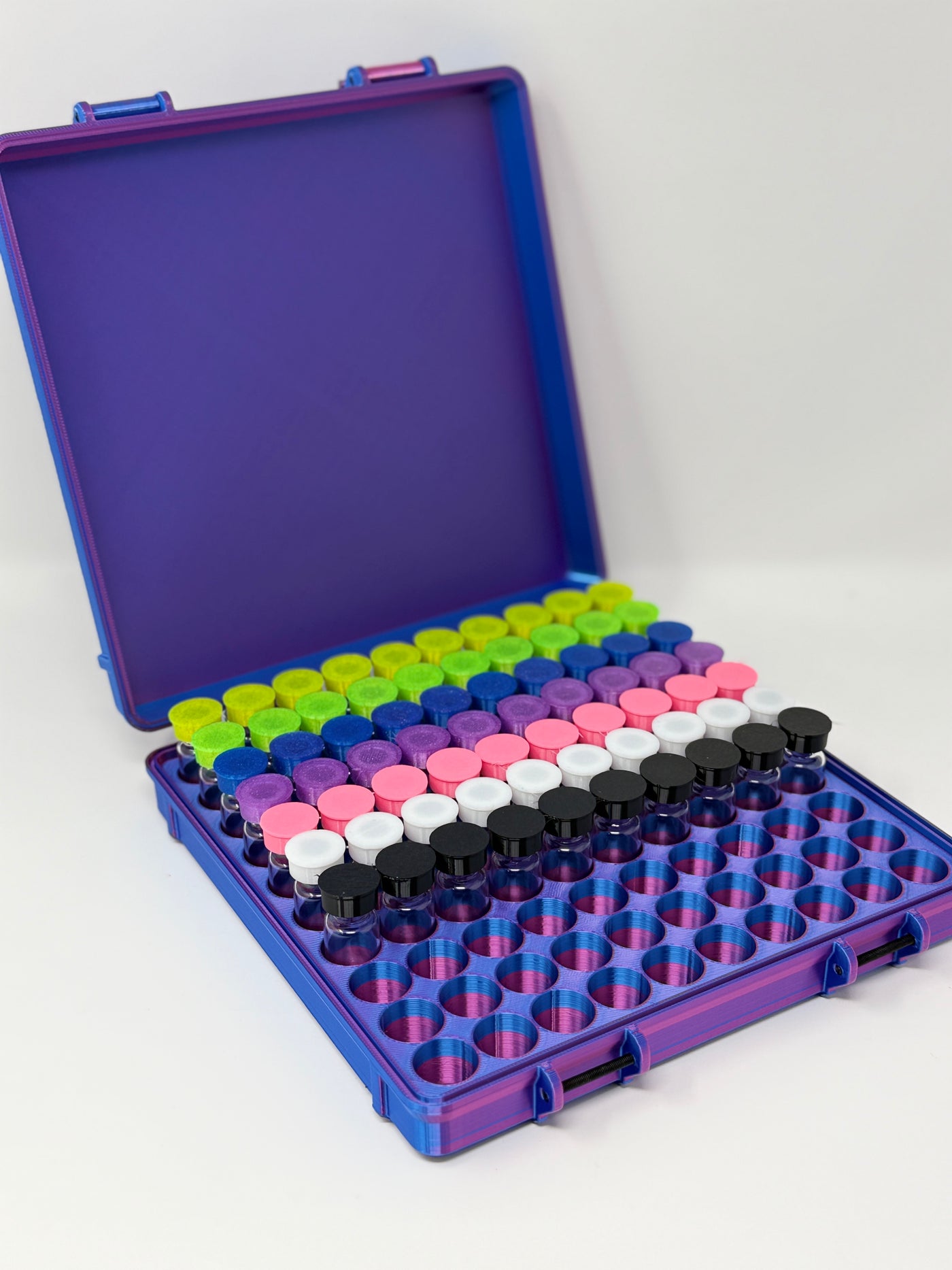 100-Vial 3mL Vial Vault Case | GLP-1 Peptide TRT Storage