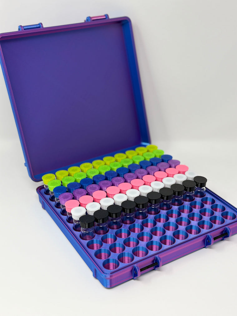 100-Vial 3mL Vial Vault Case | GLP-1 Peptide TRT Storage