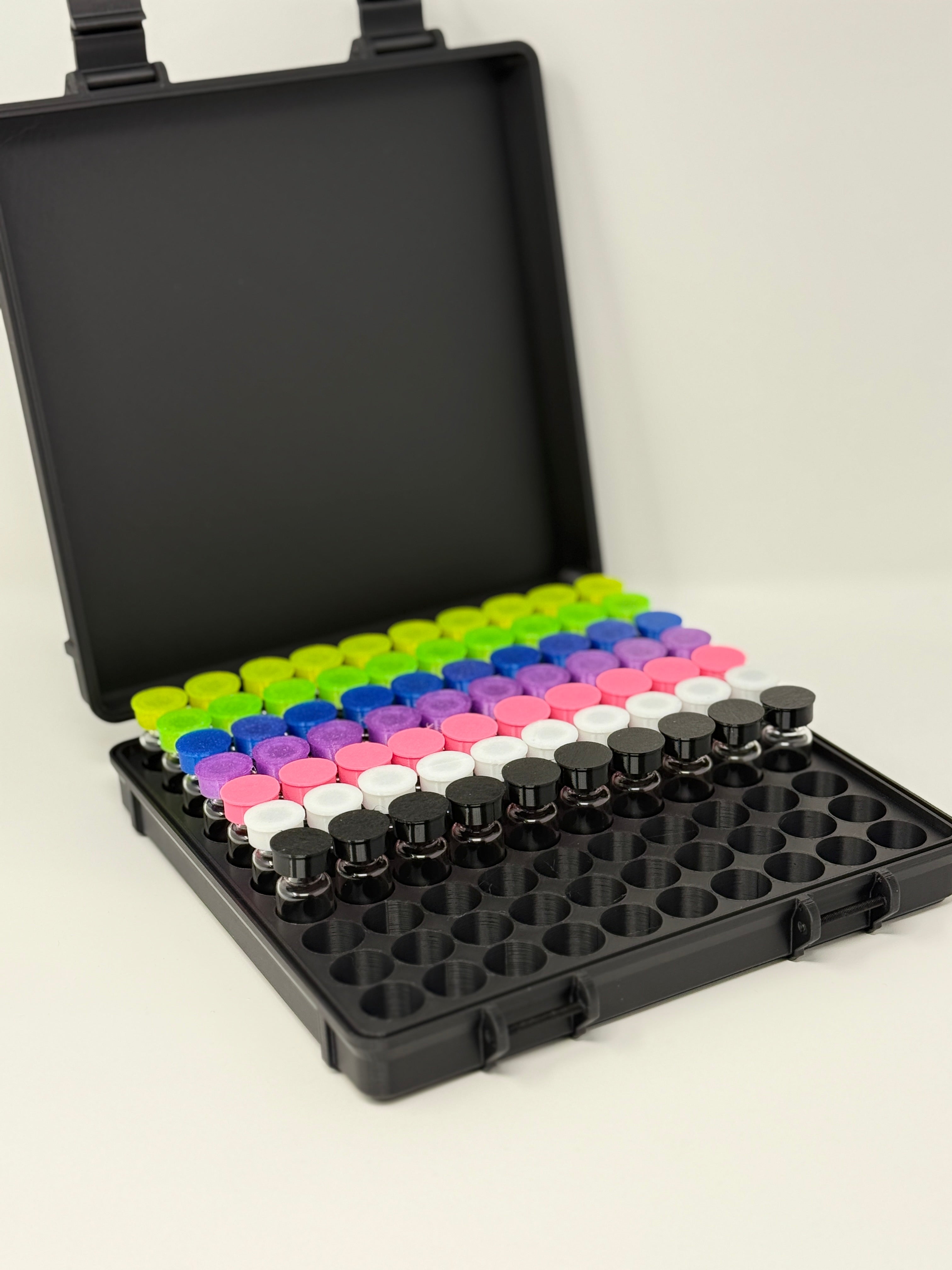 100-Vial 3mL Vial Vault Case | GLP-1 Peptide TRT Storage