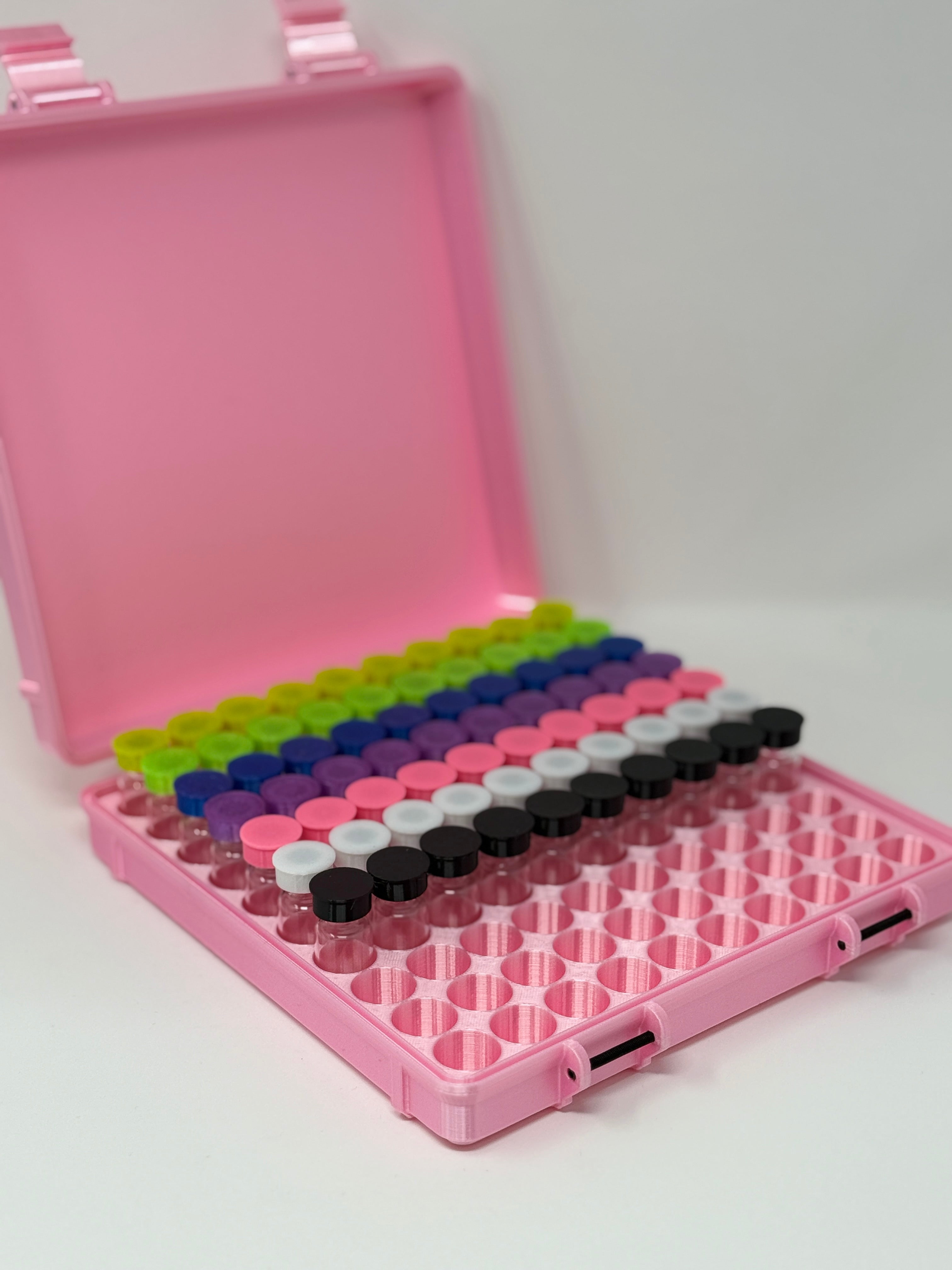100-Vial 3mL Vial Vault Case | GLP-1 Peptide TRT Storage