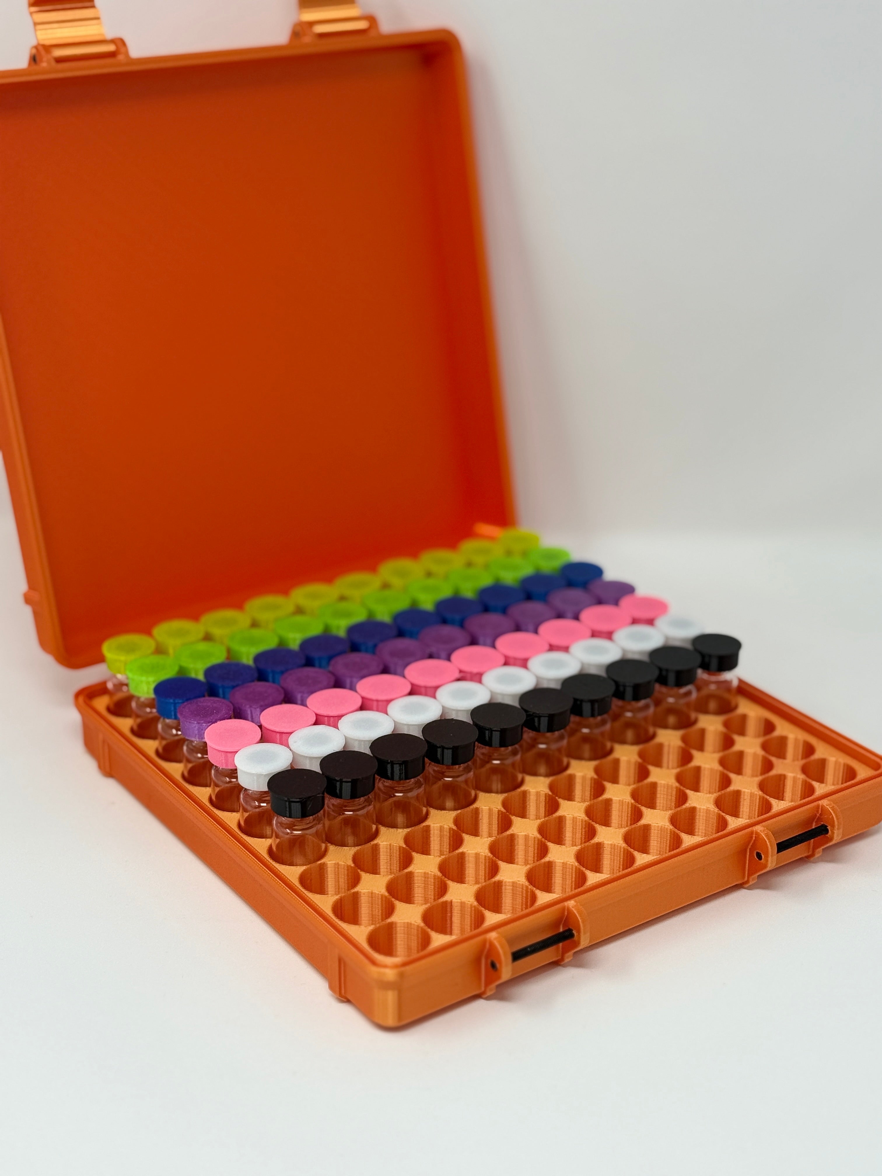 100-Vial 3mL Vial Vault Case | GLP-1 Peptide TRT Storage