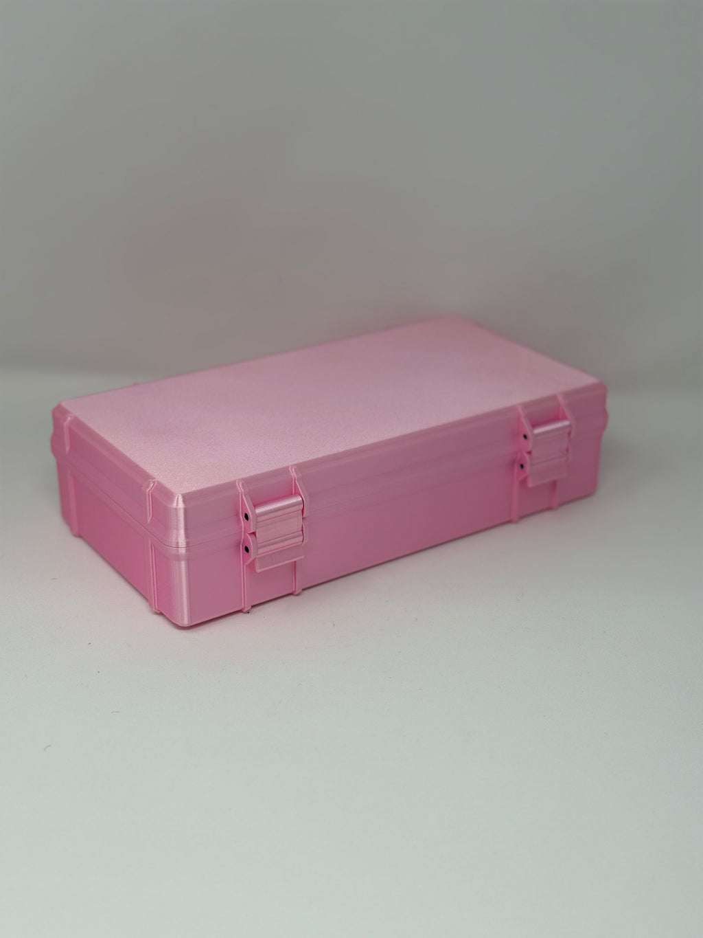 50-Vial 10mL Vial Vault Case | GLP-1 Peptide & TRT Storage | Hard-Shell Hinged Organizer