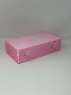 50-Vial 10mL Vial Vault Case | GLP-1 Peptide & TRT Storage | Hard-Shell Hinged Organizer