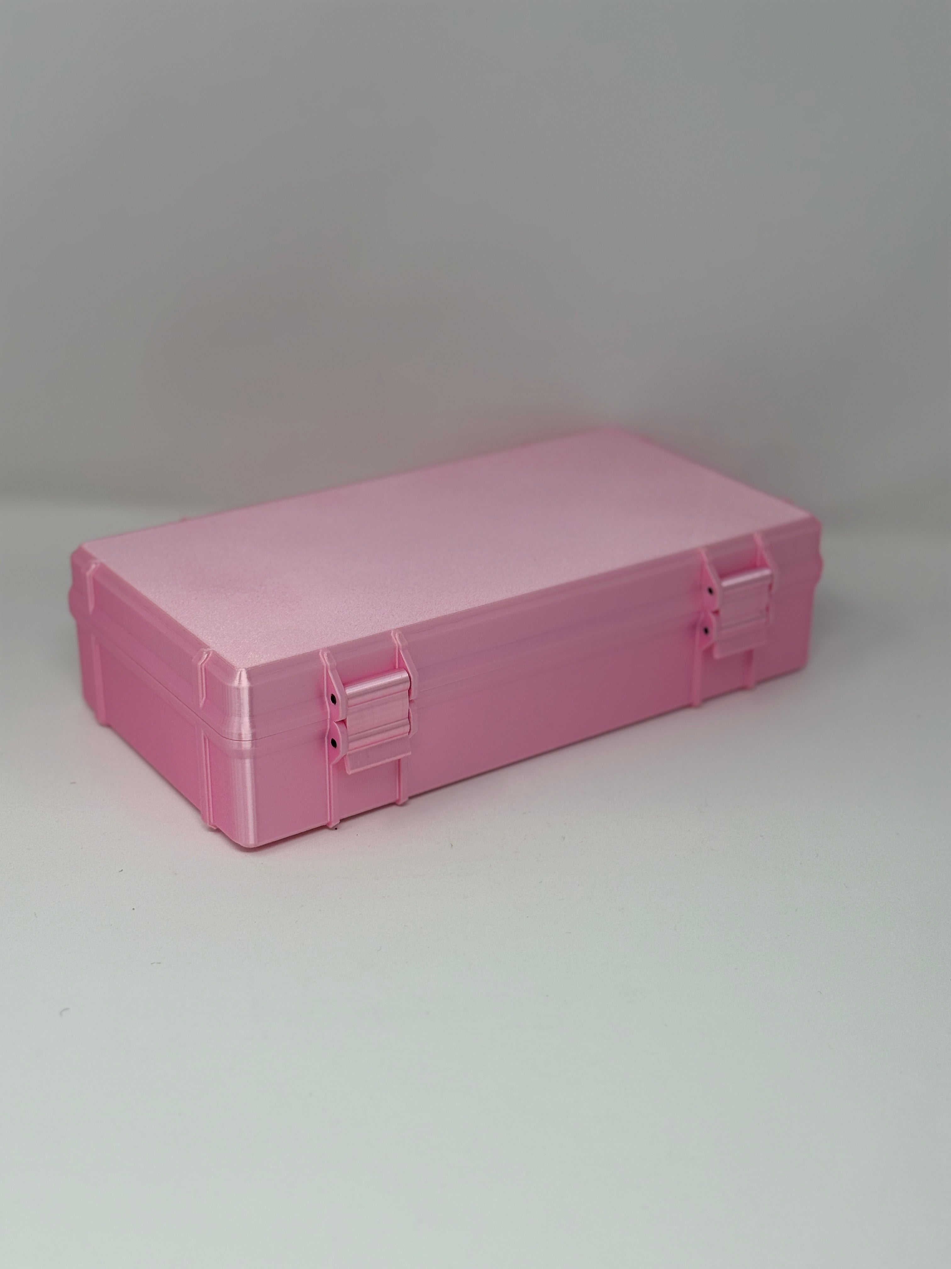 50-Vial 10mL Vial Vault Case | GLP-1 Peptide & TRT Storage | Hard-Shell Hinged Organizer