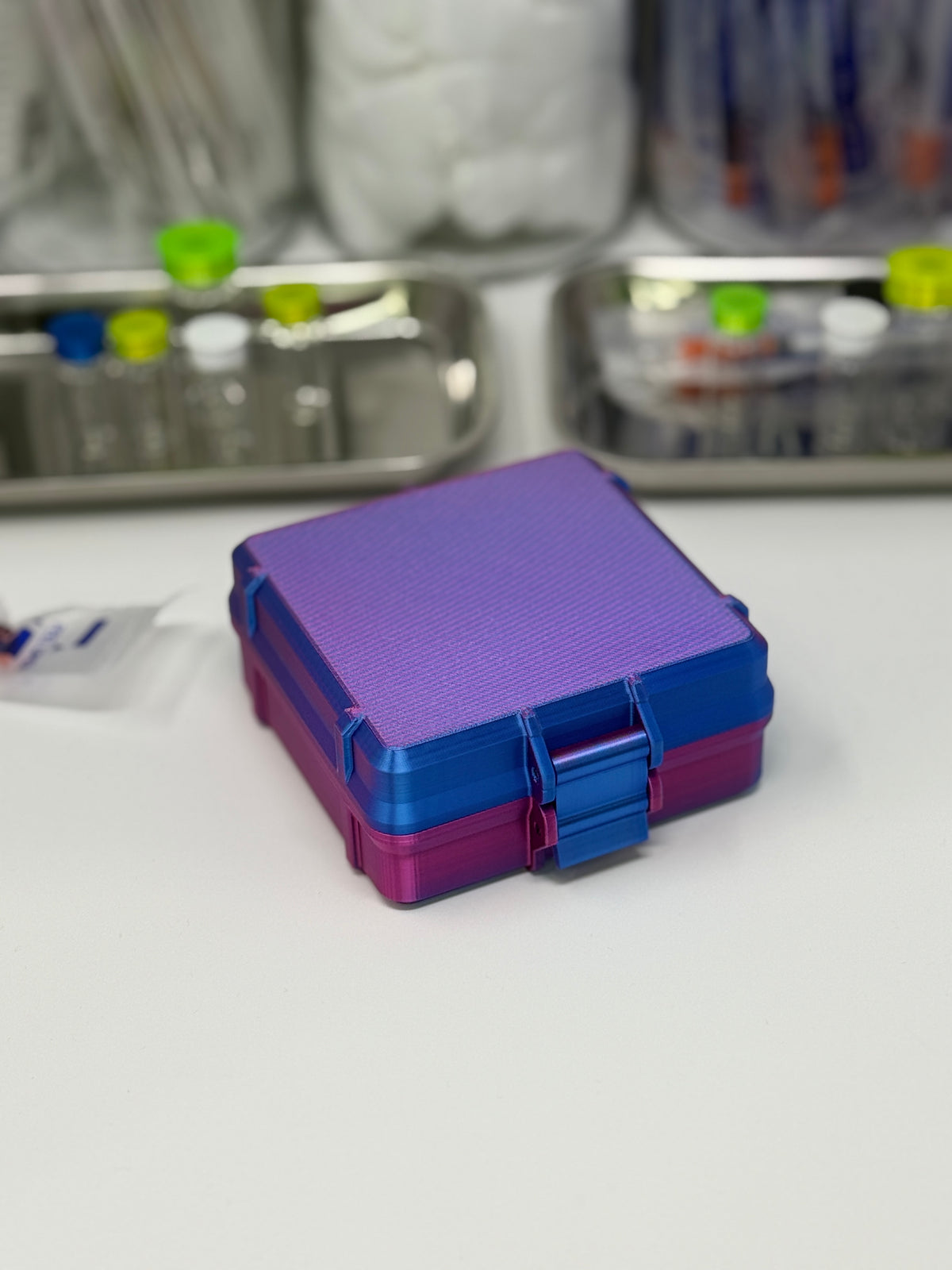 12-Vial Mixed Vial Vault Case | 3 mL Vial Case & 1 BAC Slot | Organizer for GLP-1, Peptides & Research