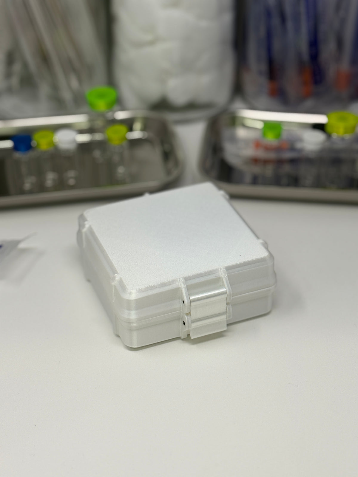 10-Vial Mixed Vial Vault Case | 3 mL Vial Case & 1 BAC Slot | Organizer for GLP-1, Peptides & Research