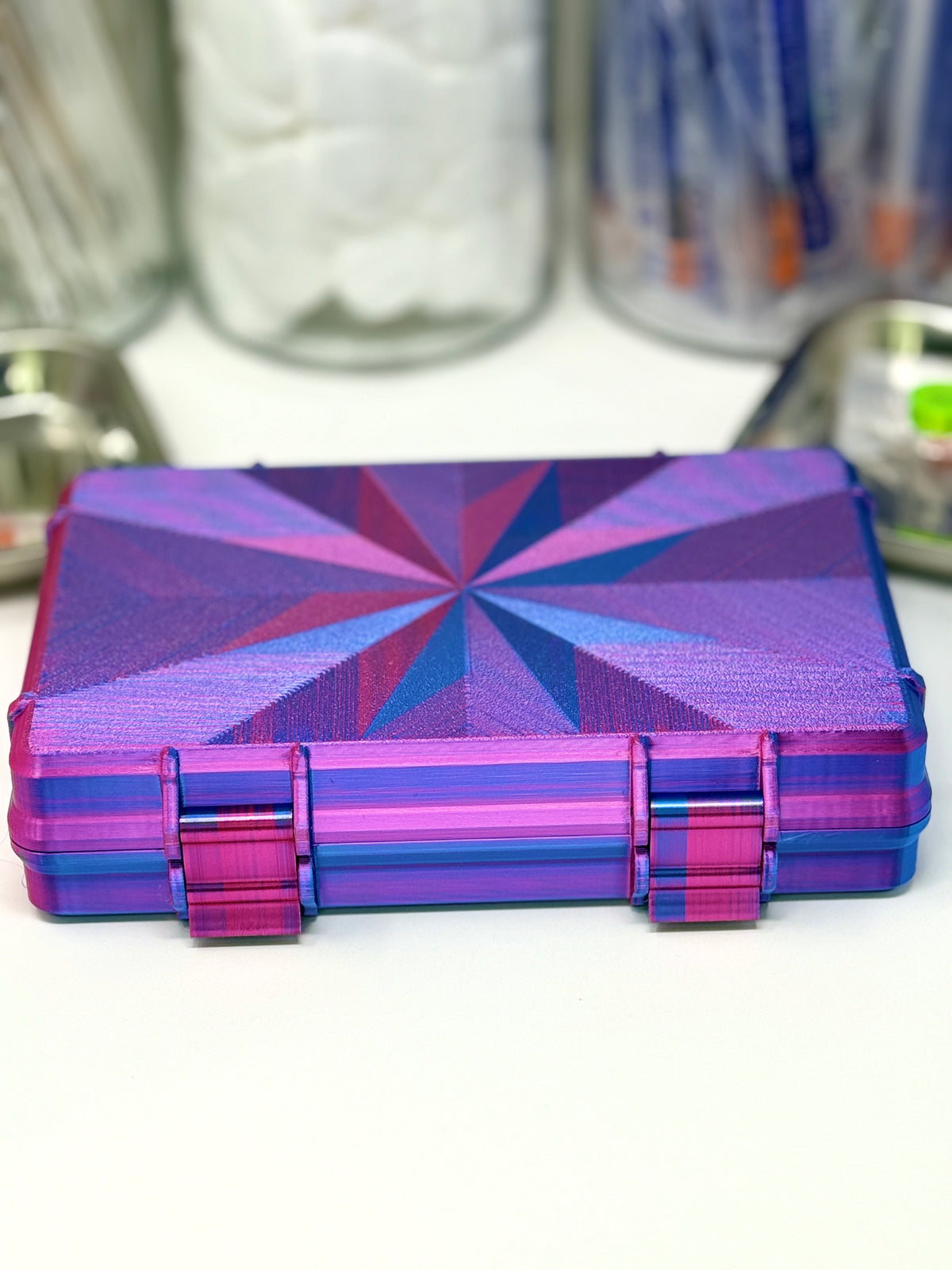 60-Vial 3mL Vial Vault Prism Edition | Double-Latch Storage