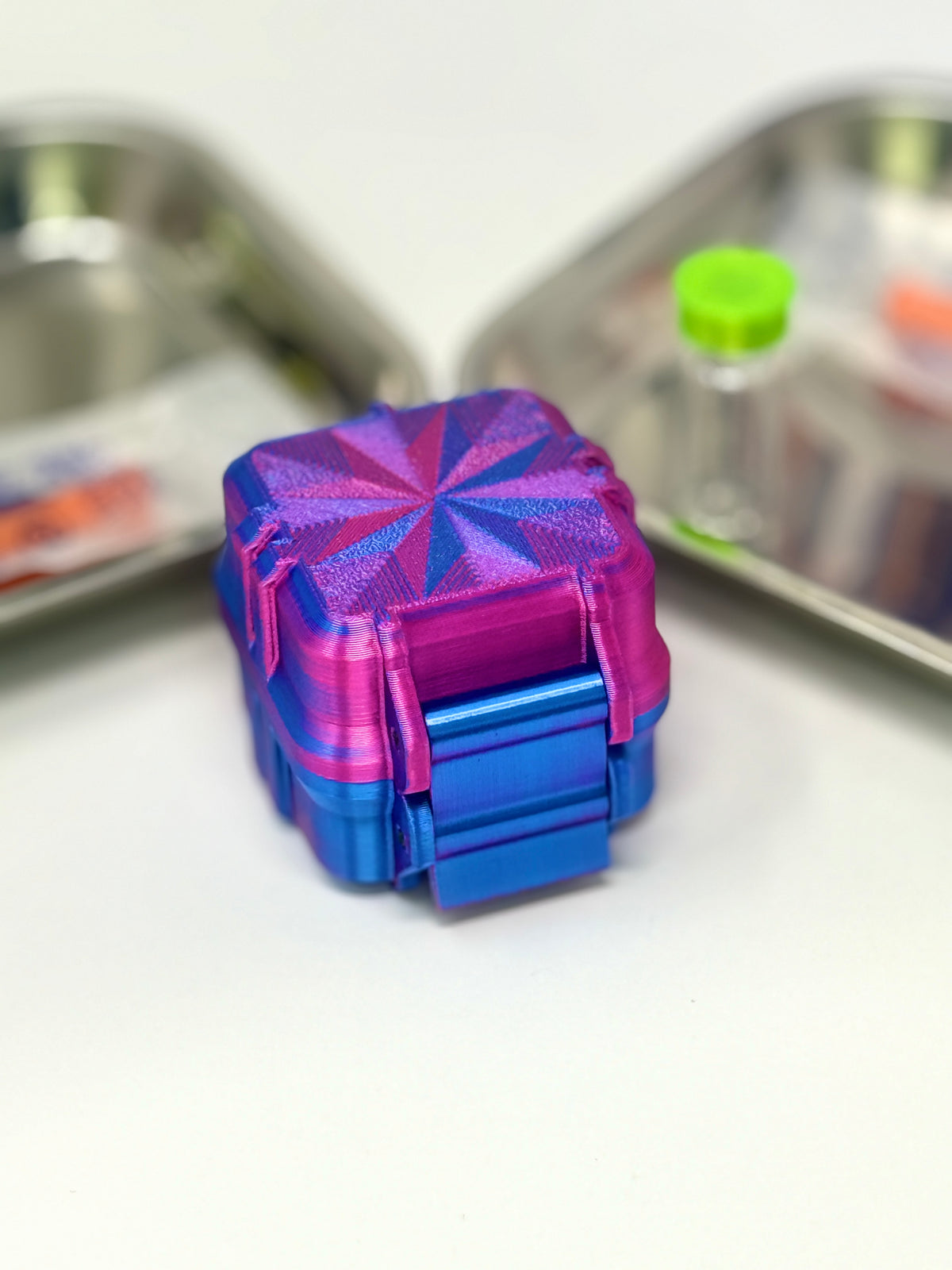 4-Vial 3mL Vial Vault Prism Edition | Single-Latch Storage