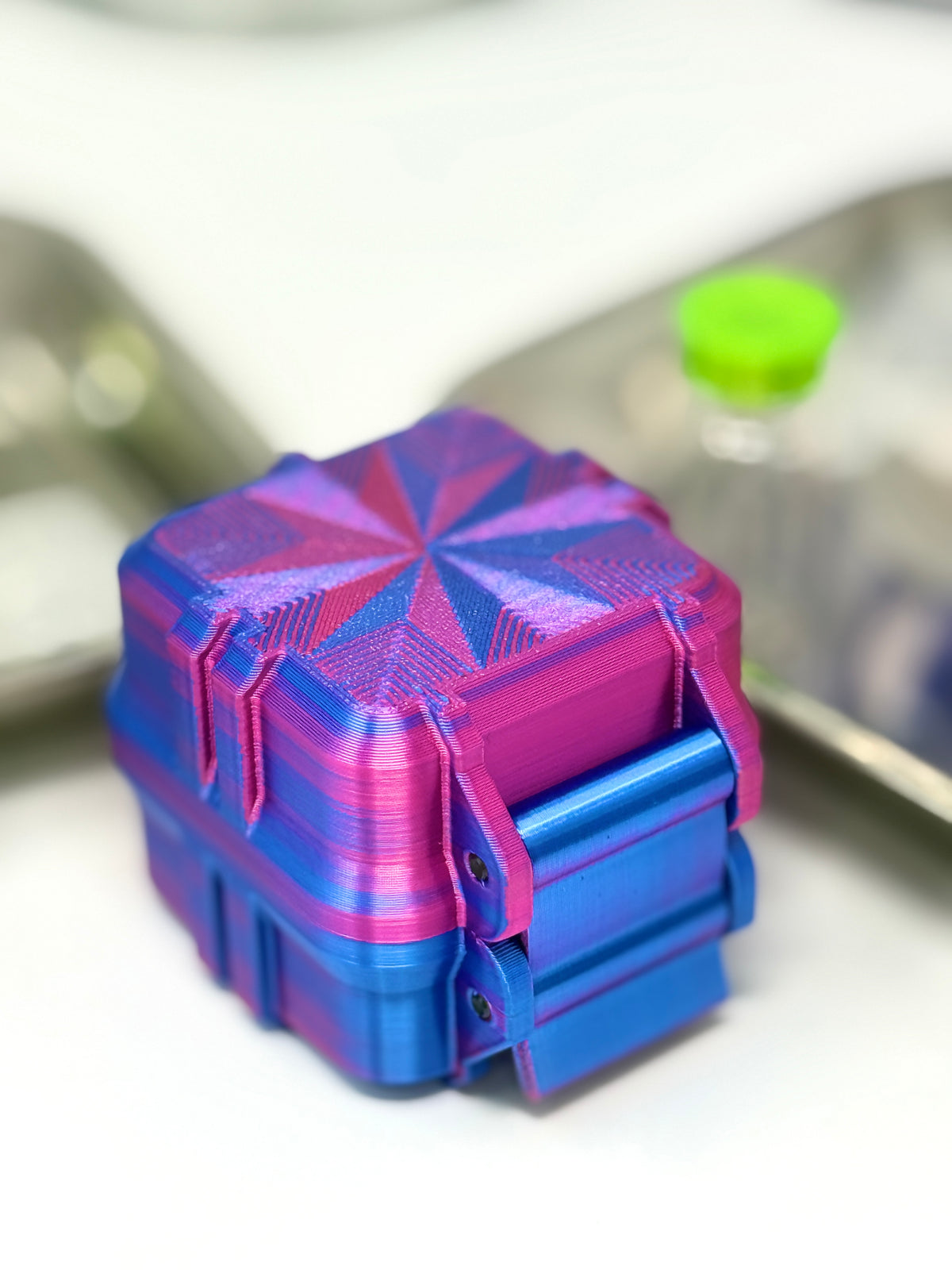4-Vial 3mL Vial Vault Prism Edition | Single-Latch Storage