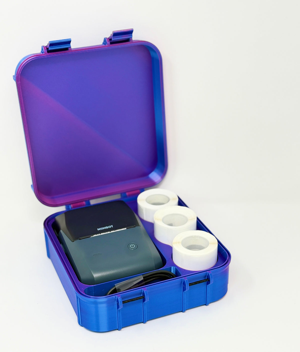 NIIMBOT B1 Carrying Case | Label Printer & 3-Roll Storage Organizer