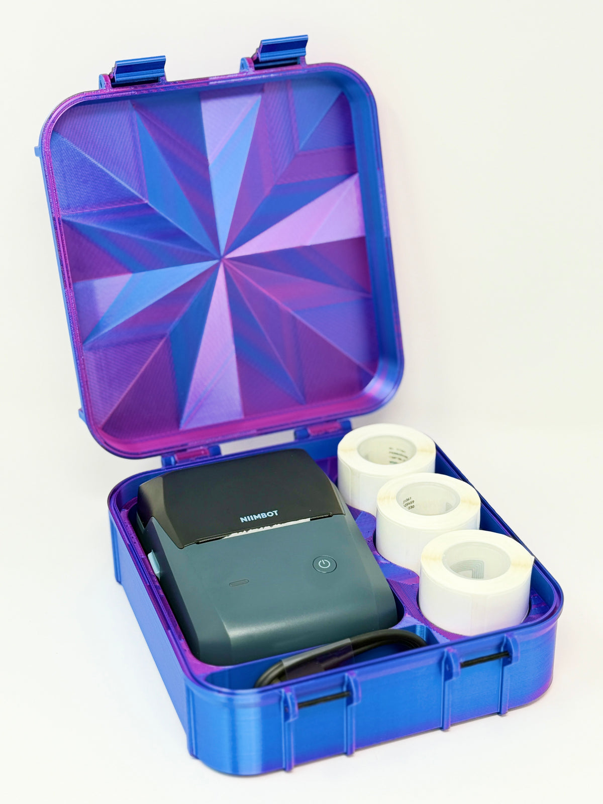 NIIMBOT B1 Carrying Case | Label Printer & 3-Roll Storage Organizer