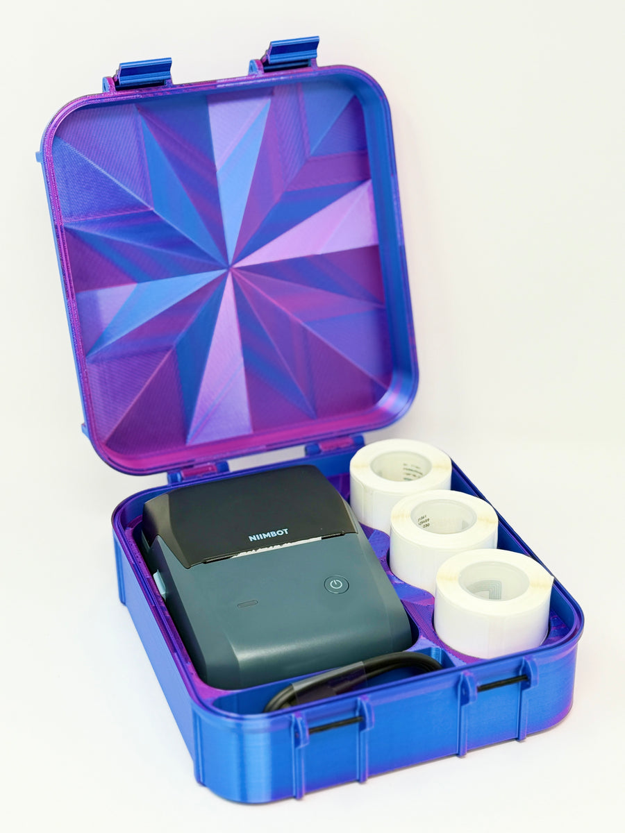 NIIMBOT B1 Carrying Case | Label Printer & 3-Roll Storage Organizer