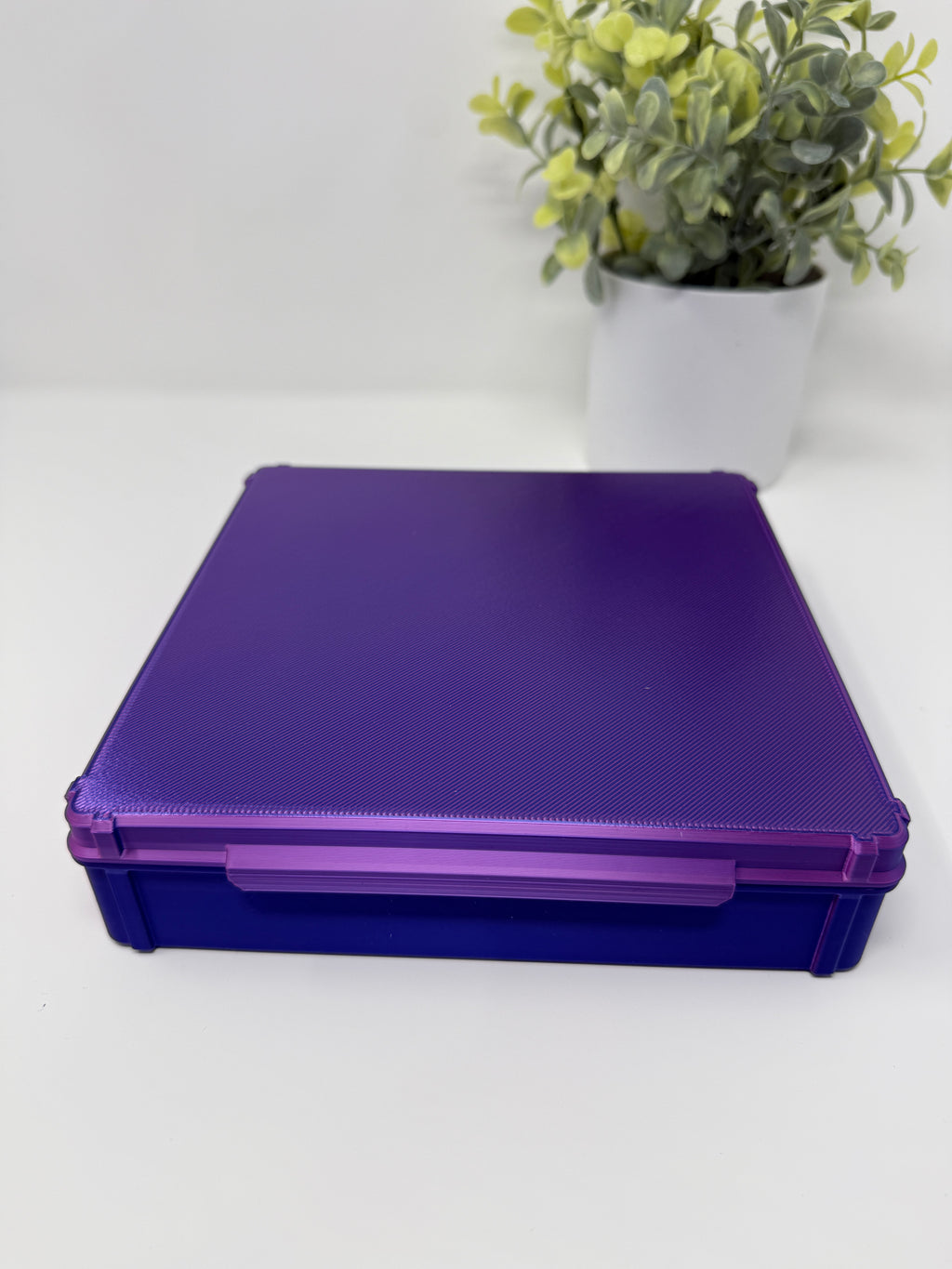 VialLock 100-Vial 3mL Essential Case | 10x10 Grid | Peptide GLP-1 Insulin TRT Vial Organizer | 3D Printed