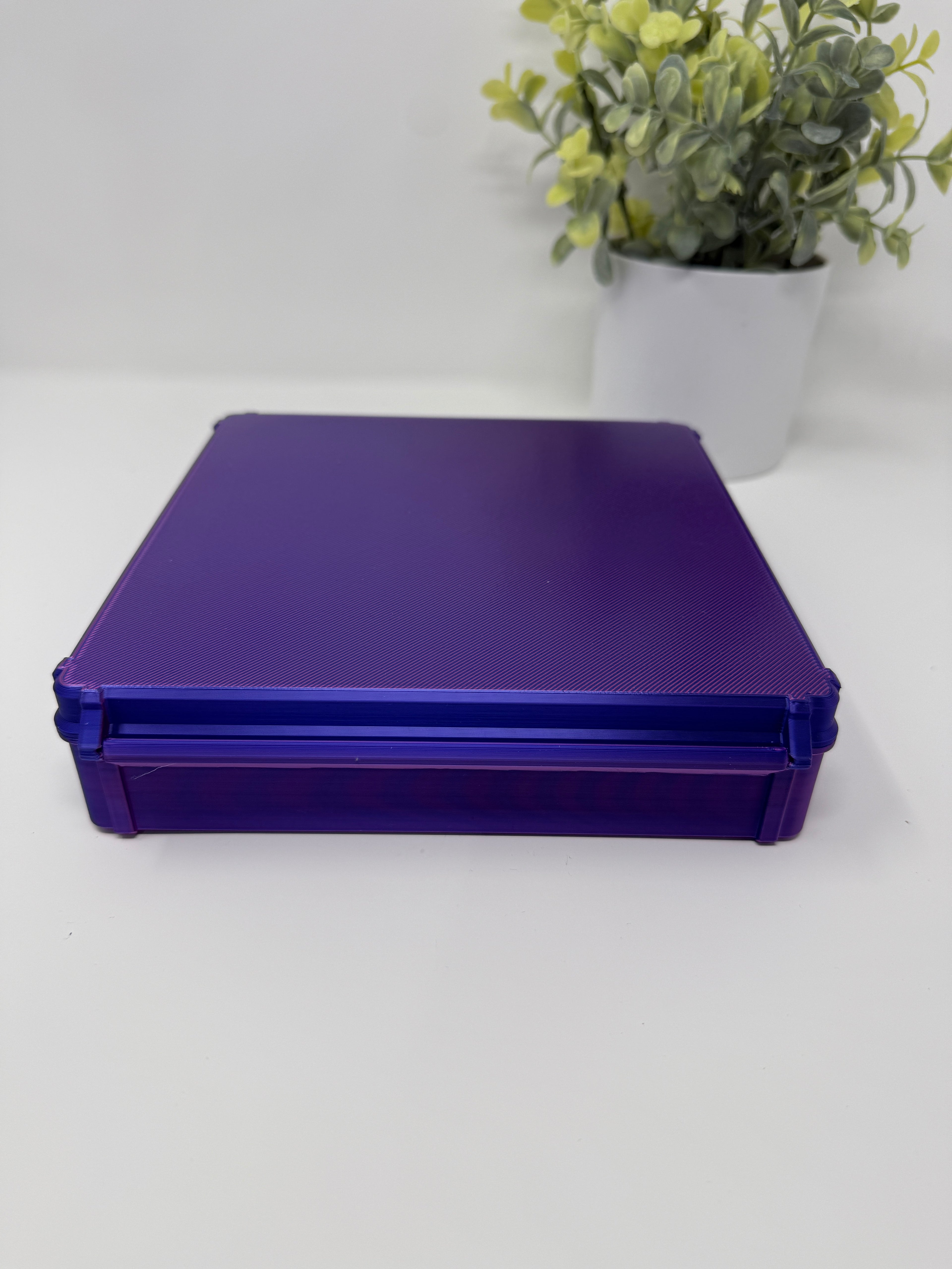 VialLock 100-Vial 3mL Essential Case | 10x10 Grid | Peptide GLP-1 Insulin TRT Vial Organizer | 3D Printed