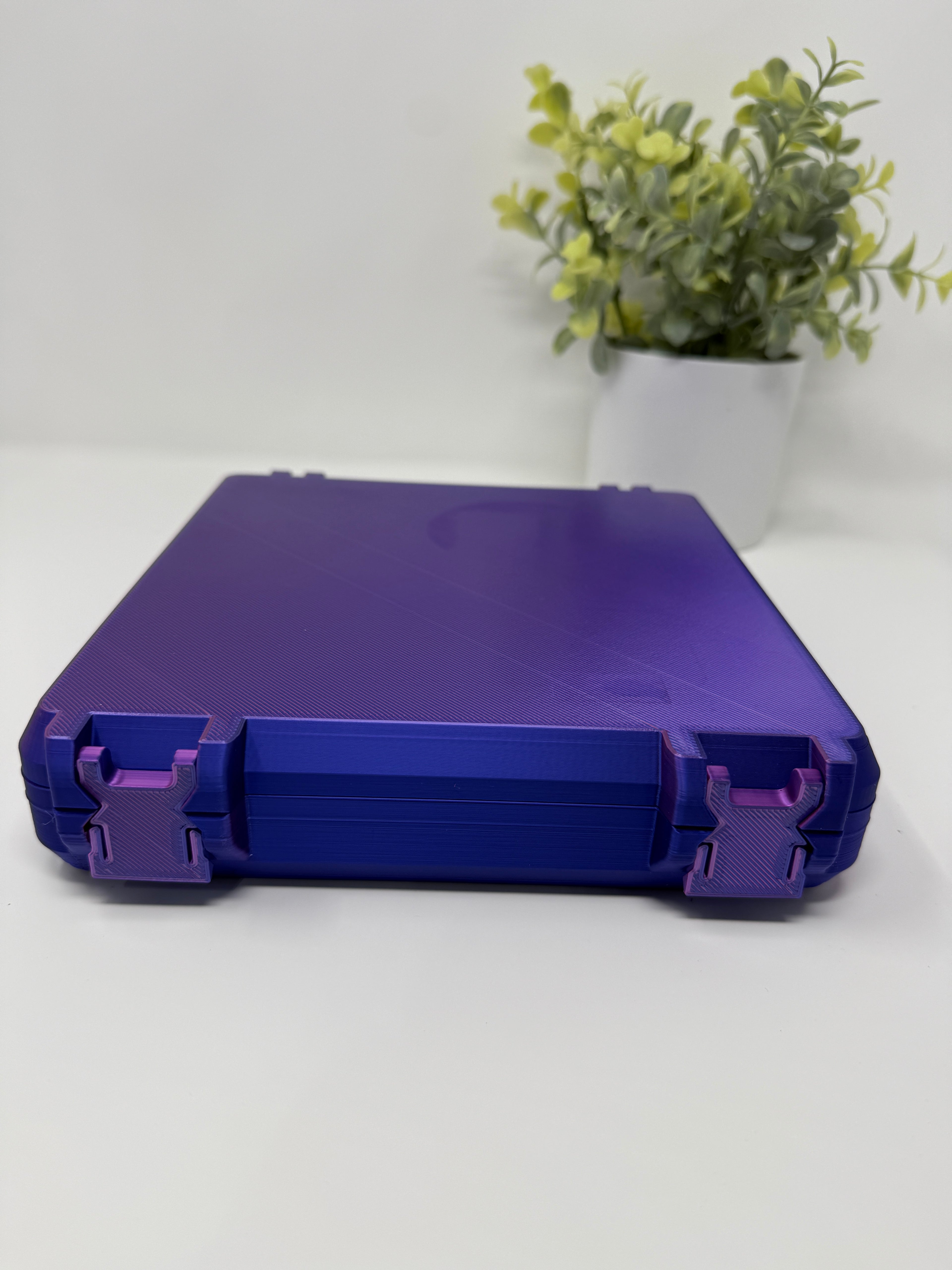 VialLock 100-Vial 3mL Pro Case | 10x10 Grid | Rugged Peptide GLP-1 Insulin TRT Vial Organizer | 3D Printed