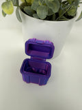 VialLock 2-Vial 3mL Essential Case | 1x2 Grid | Peptide GLP-1 Insulin TRT Vial Organizer | 3D Printed