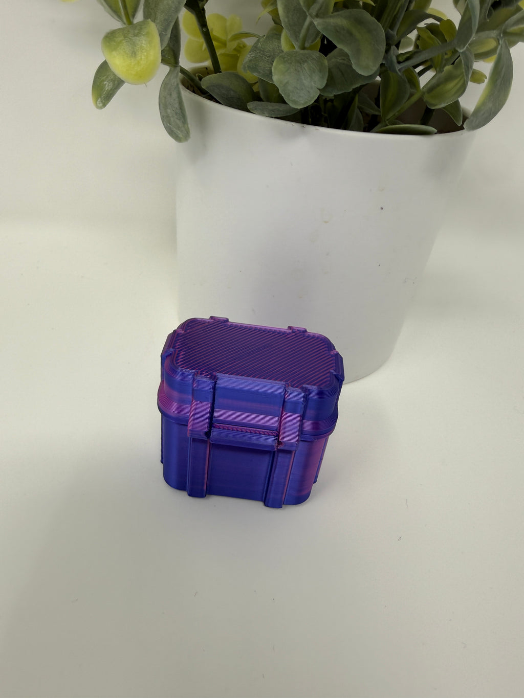 VialLock 2-Vial 3mL Essential Case | 1x2 Grid | Peptide GLP-1 Insulin TRT Vial Organizer | 3D Printed