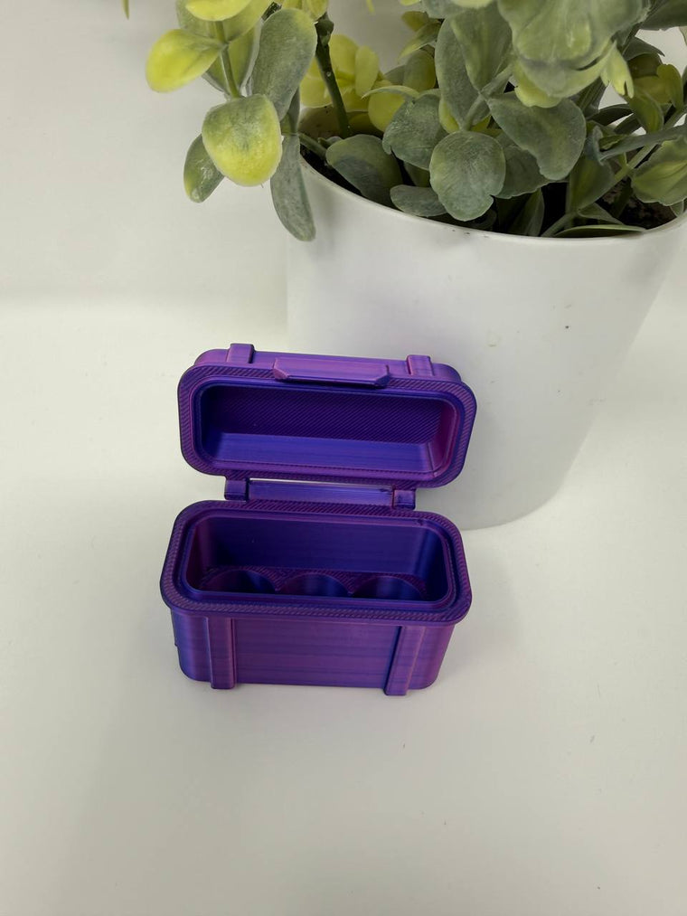 VialLock 3-Vial 3mL Essential Case | Peptide GLP-1 Insulin TRT Vial Organizer