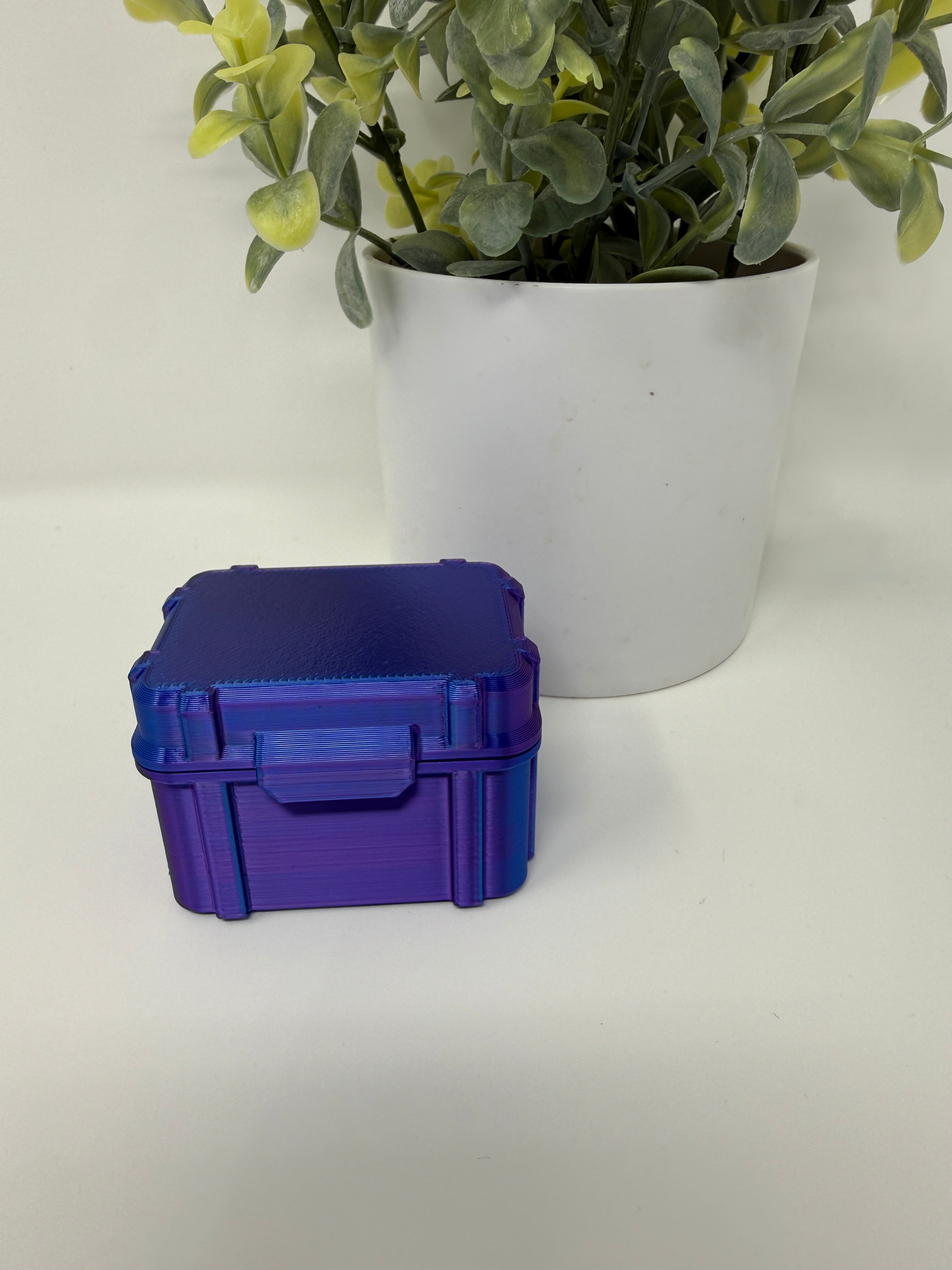 VialLock 6-Vial 3mL Essential Case | 2x3 Grid | Peptide GLP-1 Insulin TRT Vial Organizer | 3D Printed