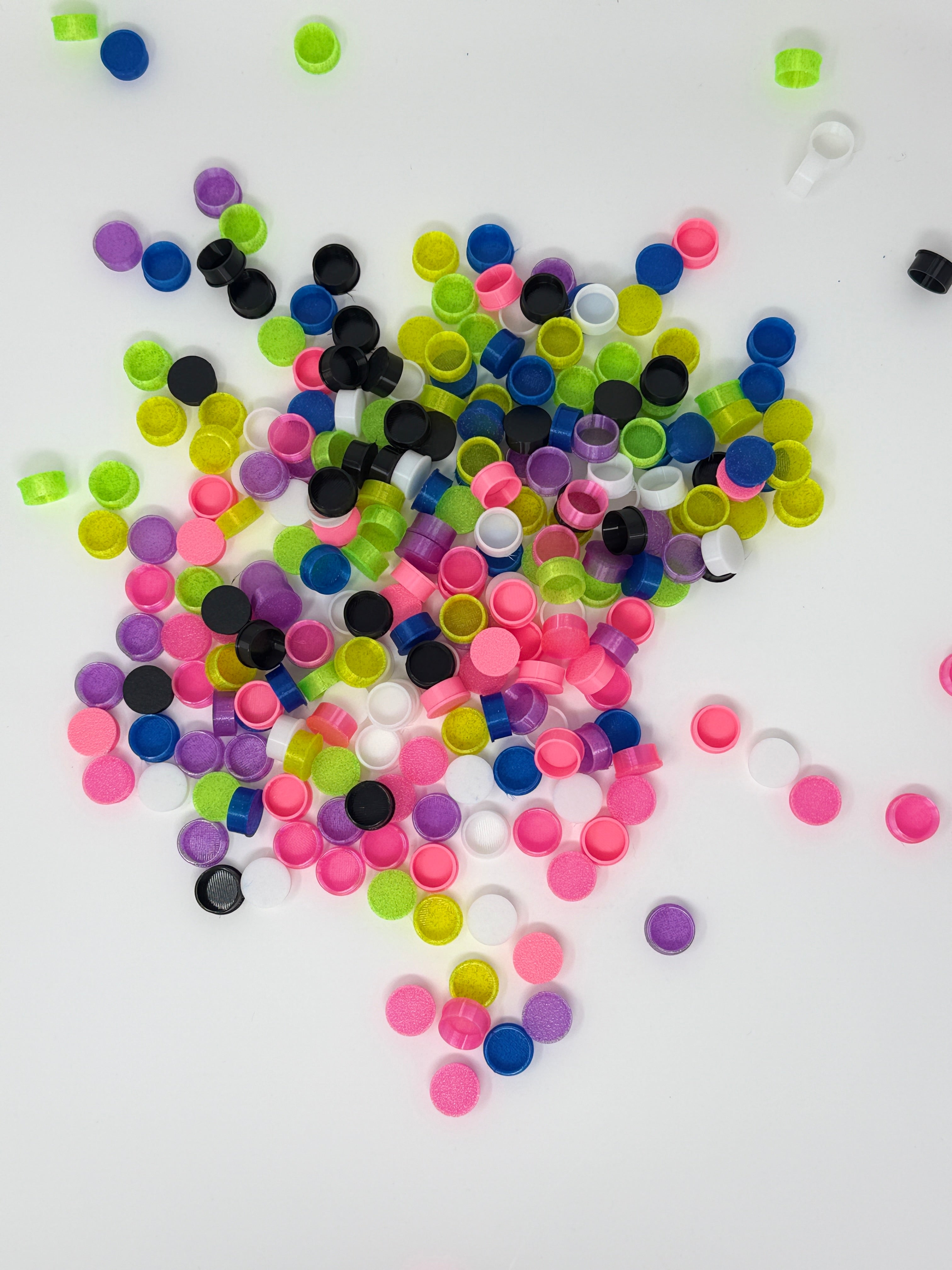 Flexible TPU Vial Caps | 3mL 5mL 10mL 20mL 30mL | Reusable Protective Caps for Glass Vials