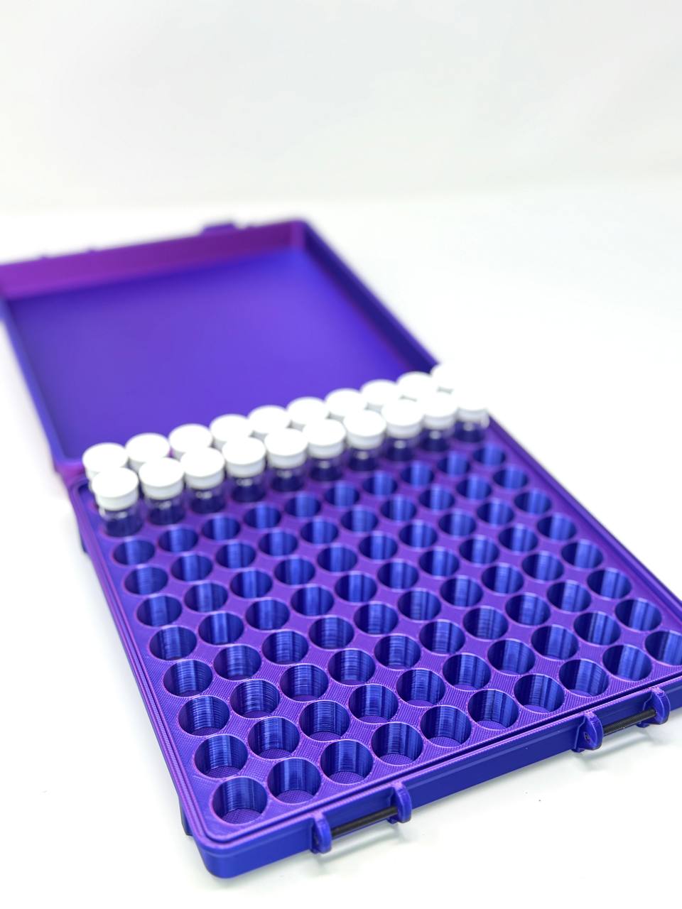 100-Vial 3mL Vial Vault Case | GLP-1 Peptide TRT Storage