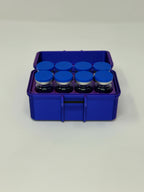 8-Vial 10mL Vial Vault - Open with Vials